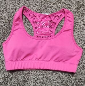 ZYIA Pink Lace Sports Bra